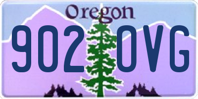 OR license plate 902OVG