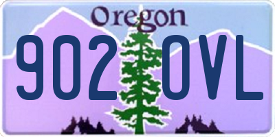 OR license plate 902OVL