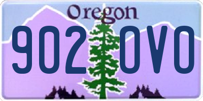 OR license plate 902OVO