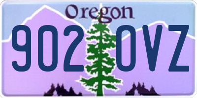 OR license plate 902OVZ