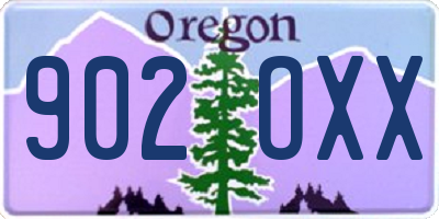 OR license plate 902OXX