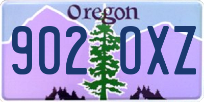 OR license plate 902OXZ