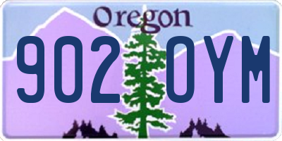 OR license plate 902OYM