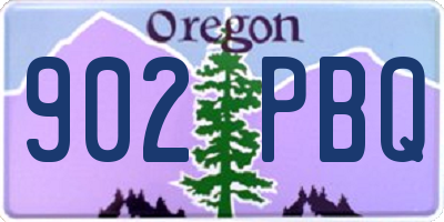 OR license plate 902PBQ