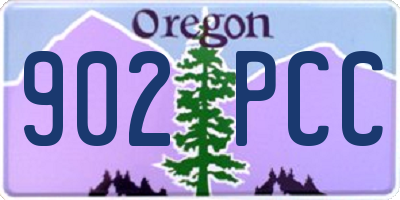 OR license plate 902PCC