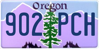 OR license plate 902PCH