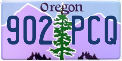 OR license plate 902PCQ
