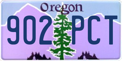 OR license plate 902PCT