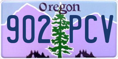 OR license plate 902PCV