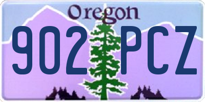 OR license plate 902PCZ
