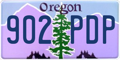 OR license plate 902PDP