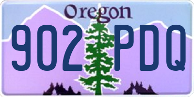 OR license plate 902PDQ