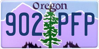 OR license plate 902PFP