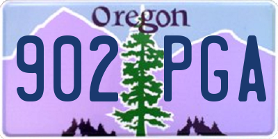 OR license plate 902PGA