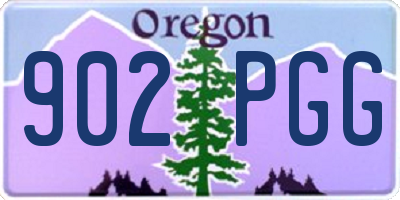 OR license plate 902PGG
