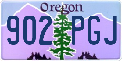 OR license plate 902PGJ
