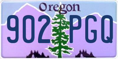 OR license plate 902PGQ