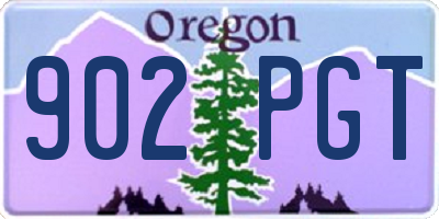 OR license plate 902PGT