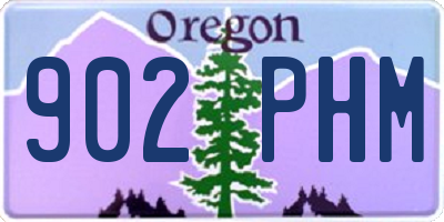 OR license plate 902PHM
