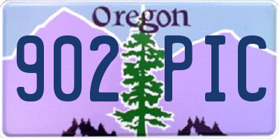 OR license plate 902PIC