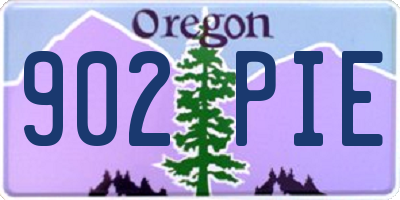 OR license plate 902PIE