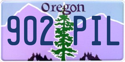 OR license plate 902PIL
