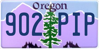 OR license plate 902PIP
