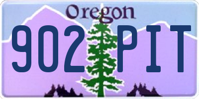 OR license plate 902PIT