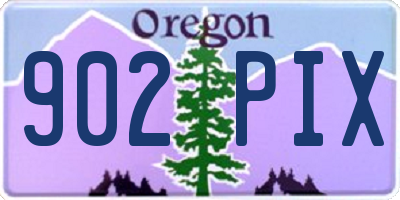 OR license plate 902PIX