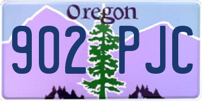 OR license plate 902PJC