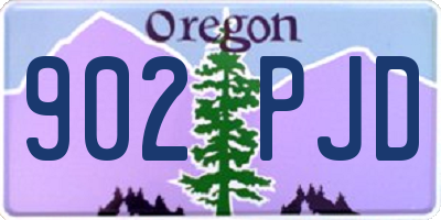 OR license plate 902PJD
