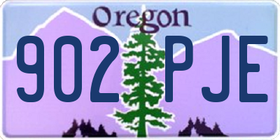 OR license plate 902PJE