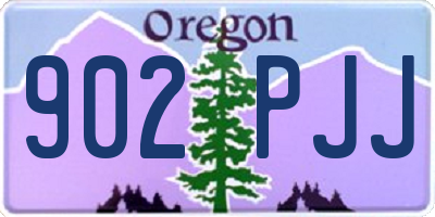 OR license plate 902PJJ
