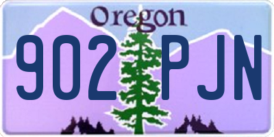 OR license plate 902PJN