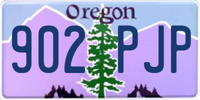 OR license plate 902PJP