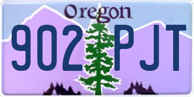 OR license plate 902PJT