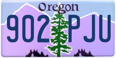 OR license plate 902PJU