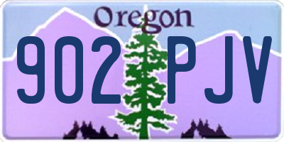 OR license plate 902PJV