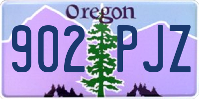 OR license plate 902PJZ