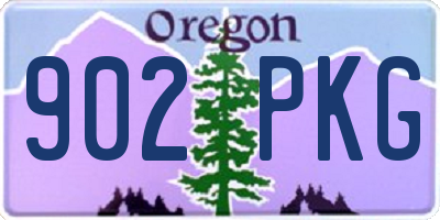 OR license plate 902PKG