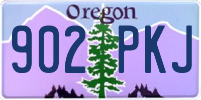 OR license plate 902PKJ