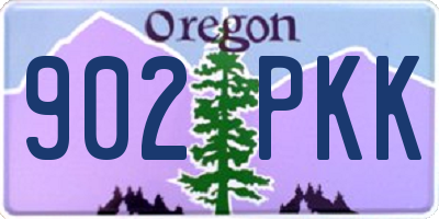 OR license plate 902PKK