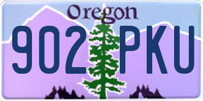 OR license plate 902PKU