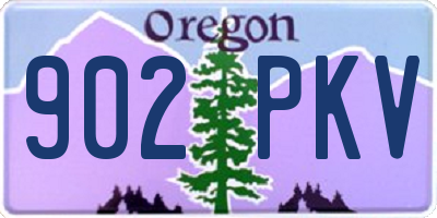 OR license plate 902PKV