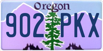 OR license plate 902PKX