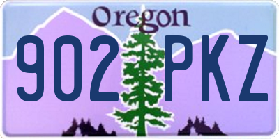 OR license plate 902PKZ