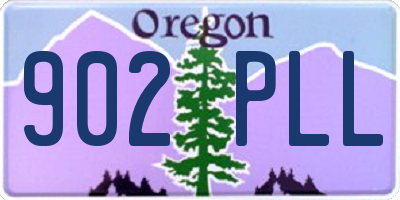 OR license plate 902PLL
