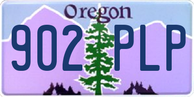 OR license plate 902PLP