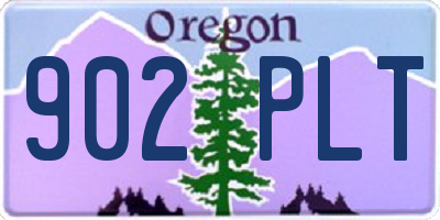 OR license plate 902PLT