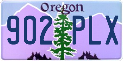 OR license plate 902PLX